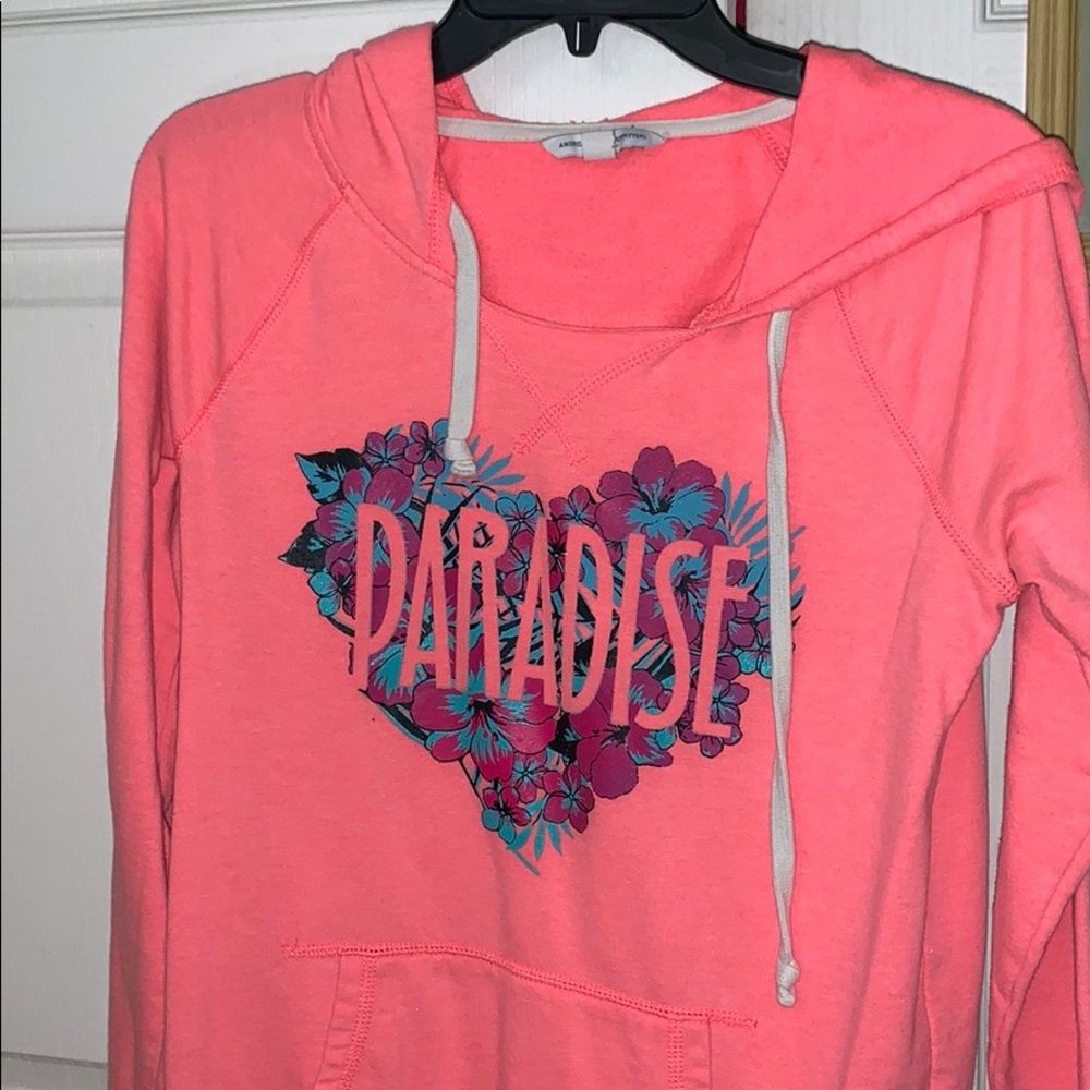 Coral sweatshirt